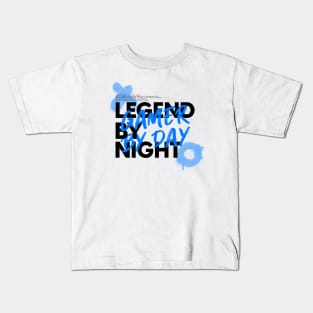 Gamer by Day, Legend by Night Kids T-Shirt